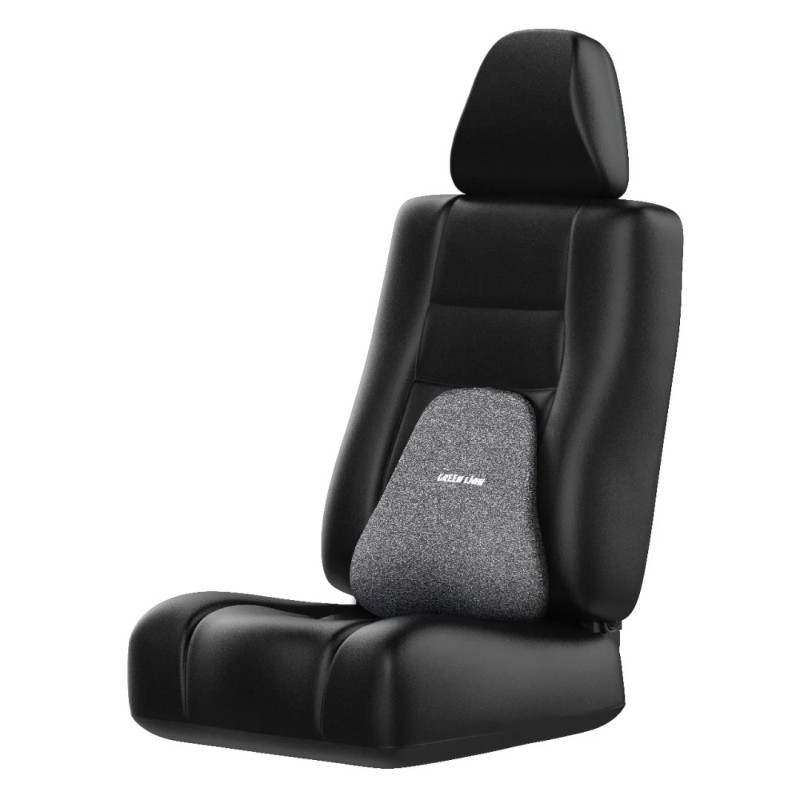 Green Lion Memory Foam Seat Cushion – Premium Comfort for Office & Car Seats