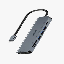 Green Lion 7-in-1 USB-C Hub – High-Speed Multiport Connectivity for Laptops & Devices