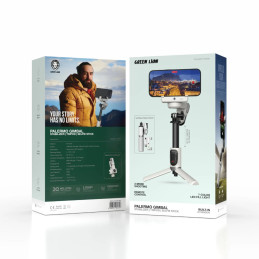 Green Lion Palermo Gimbal Tripod Stand – Stabilized Shooting with Wireless Remote