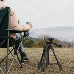 Green Lion GTP•50 Professional Aluminum Tripod – Precision Stability for Photo & Video