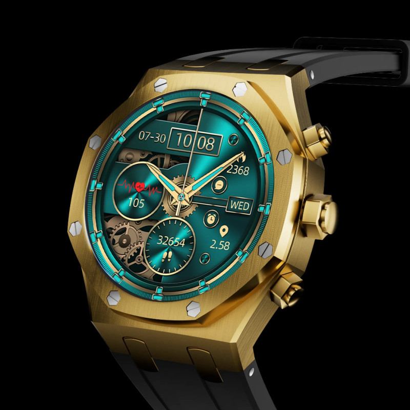 Porodo Cristallo AP Smart Watch, Water-Resistant
