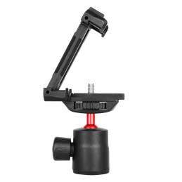 Porodo Flexible Tripod Stand – Foldable, Lightweight Camera & Smartphone Tripod, 1/4″ Mount