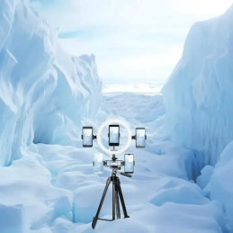 Porodo Professional Gimbal Tripod 171 cm – Heavy-Duty Camera Stand, Height Adjustable, 360° Rotation