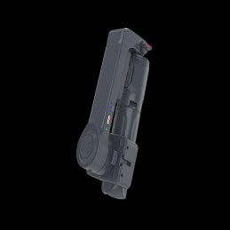 Porodo 2‑Axis Gimbal Stabilizer – Extension Rod & Built-in Tripod, Smartphone Motorized Stabilizer