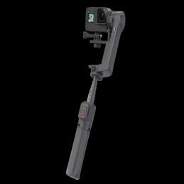 Porodo 2‑Axis Gimbal Stabilizer – Extension Rod & Built-in Tripod, Smartphone Motorized Stabilizer