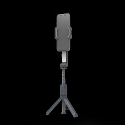 Porodo 2‑Axis Gimbal Stabilizer – Extension Rod & Built-in Tripod, Smartphone Motorized Stabilizer