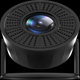 Porodo Wireless Mirroring Multi‑Angle Projector – Full HD, 40–130″, WiFi/Bluetooth Mirroring, Android Smart Projector